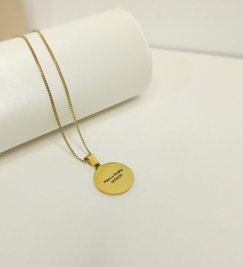 Collar Circular con texto / fecha digitado