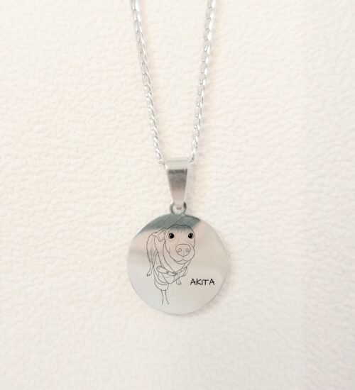 Collar Circular Mascotas con/sin escrituta a mano o digitado