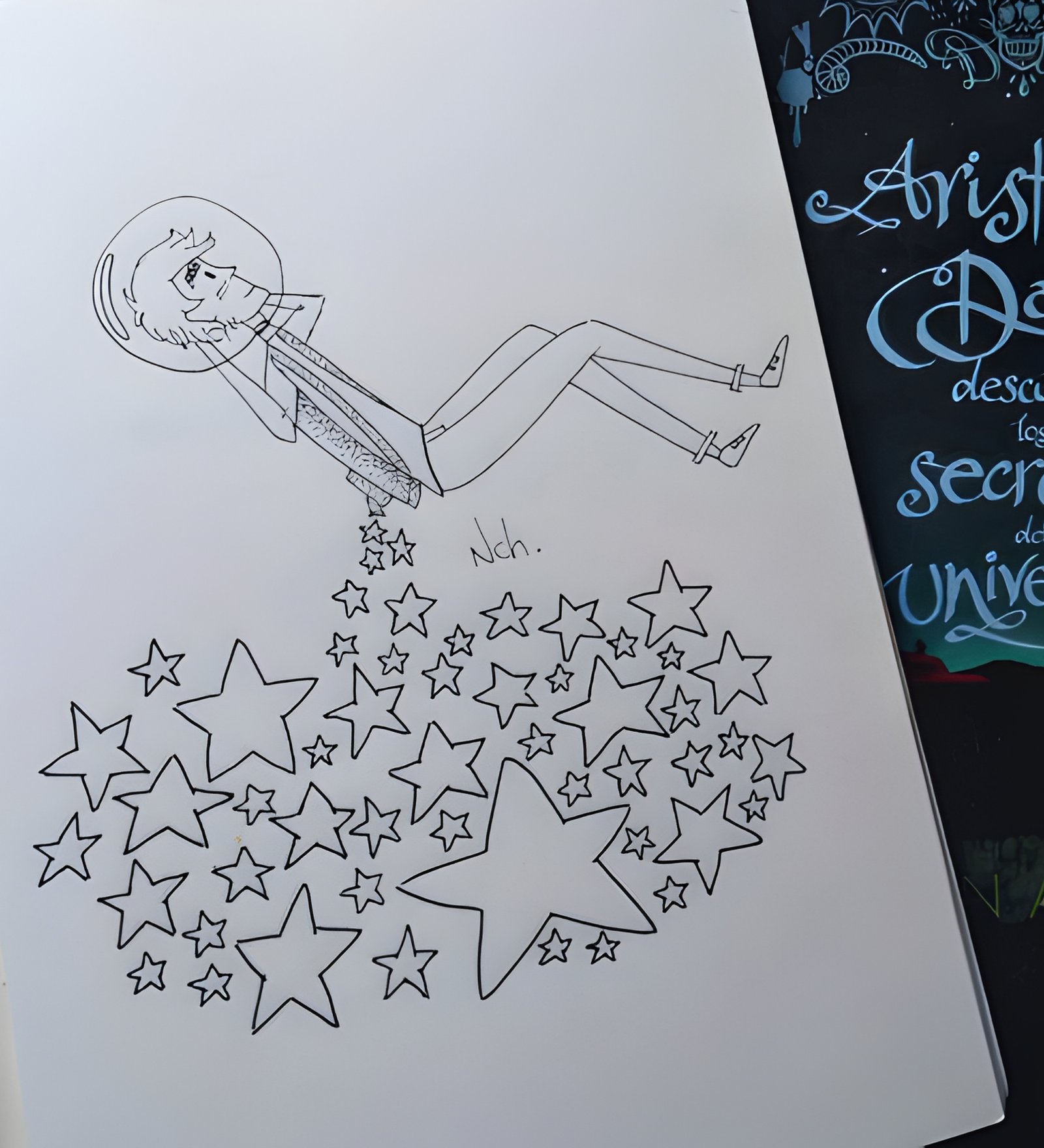 Collar Circular con dibujo