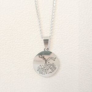 Collar Circular con dibujo