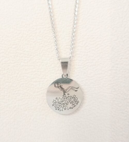 Collar Circular con dibujo