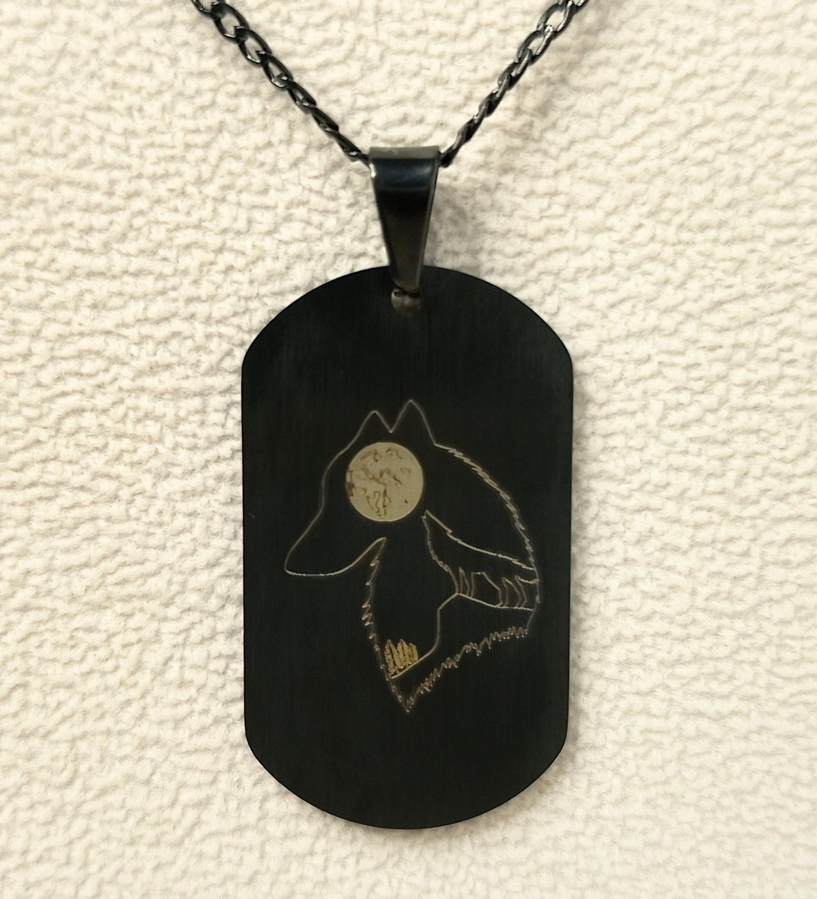 Collar Estilo militar con dibujo