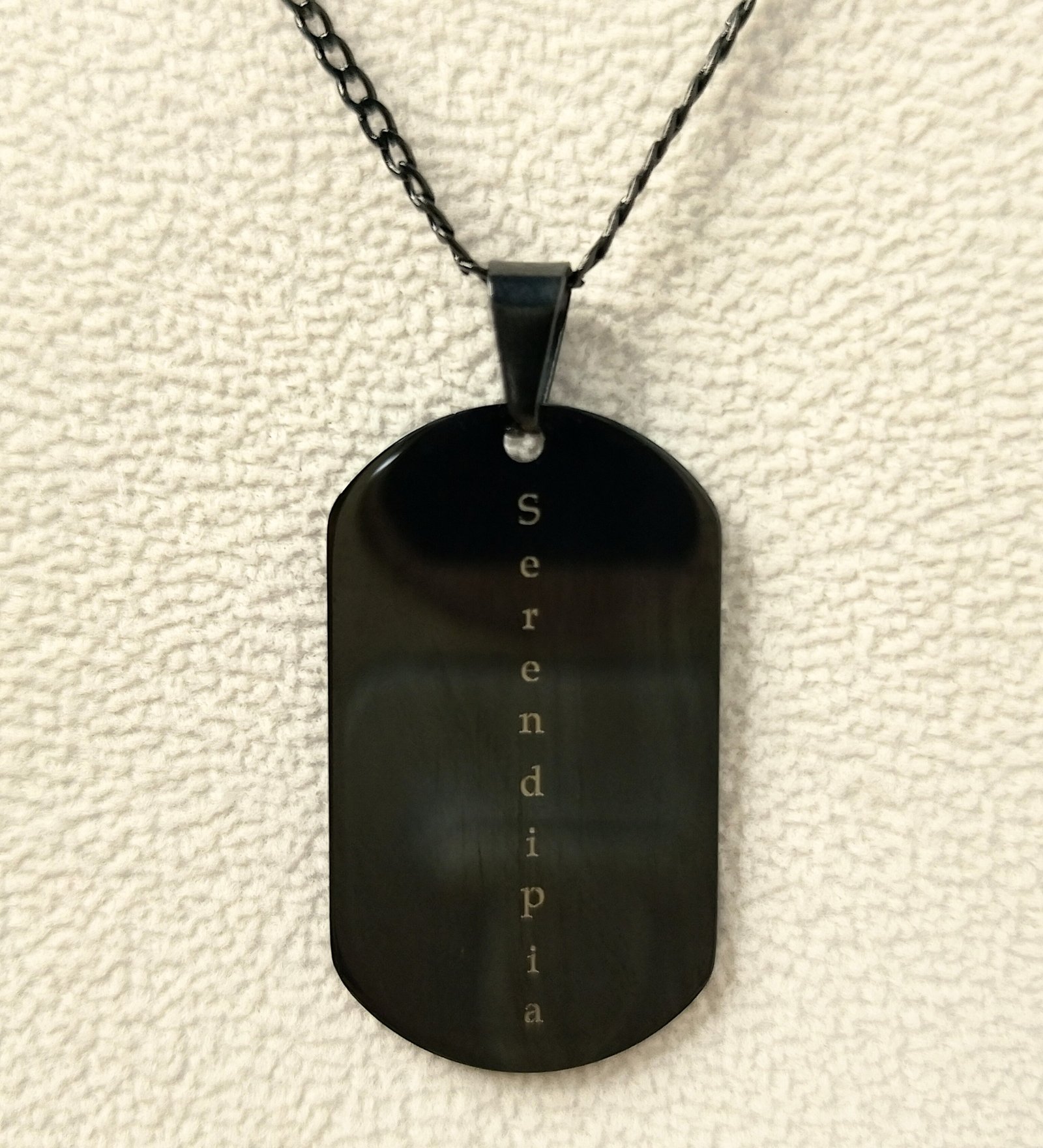 Collar Estilo militar con texto / fecha digitado